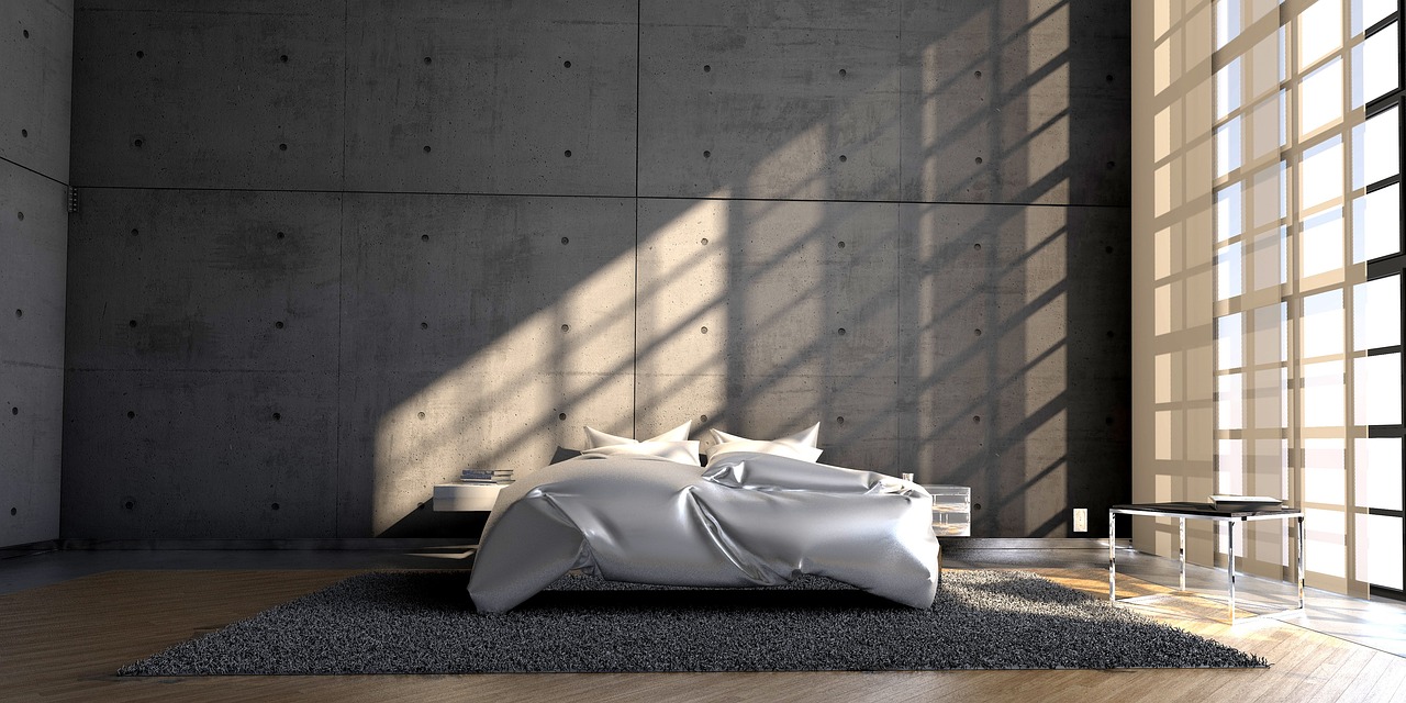 Minimalistische slaapkamer accessoires met een rustige uitstraling. Minimalistische slaapkamer accessoires met een rustige uitstraling.