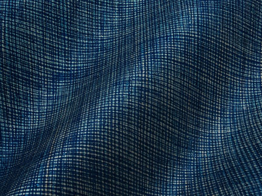 Japanse stoffen met diepe herfstblauwe tinten.